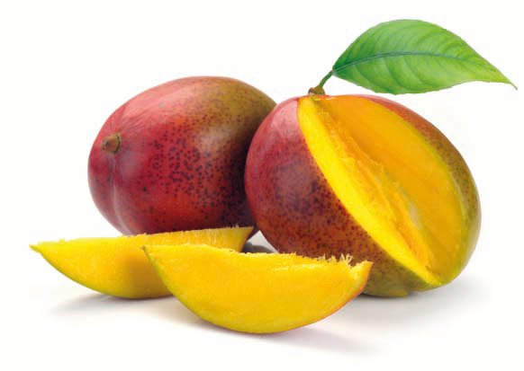 zwei mangos mit geschnittenen Mangostreifen.jpg